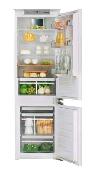 KitchenAid KCBDR 18601 freestanding 195L 80L A++ White fridge-freezer