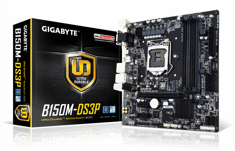 Gigabyte GA-B150M-DS3P Intel B150 LGA1151 ATX материнская плата