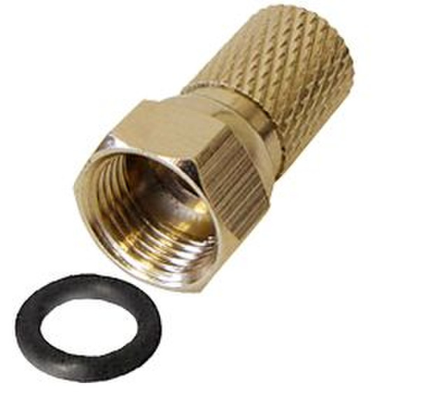 Alcasa F-Stecker 7mm 1pc(s) coaxial connector