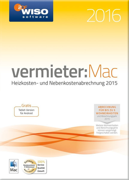 Buhl Data Service WISO vermieter:Mac 2016