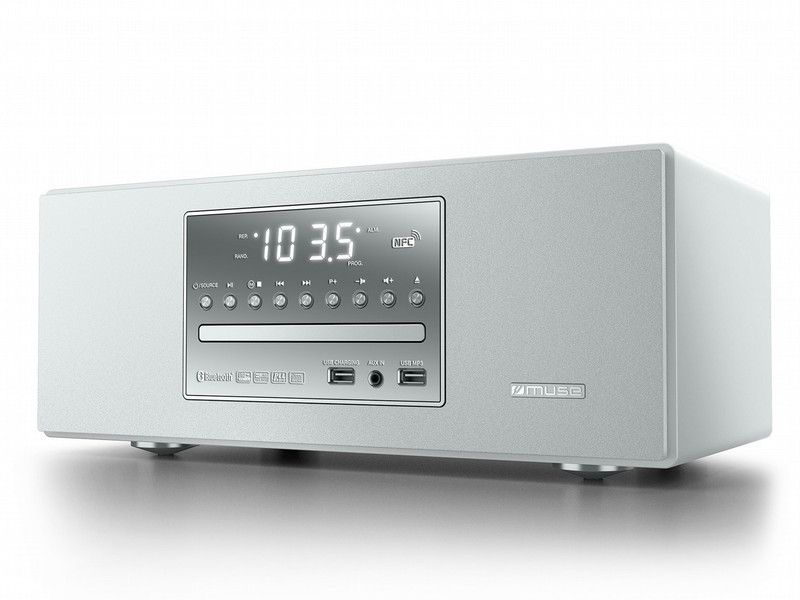 Muse M-680 BTCW 40W Weiß Home-Stereoanlage