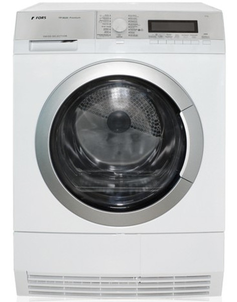 Fors TP 8437 freestanding Front-load 8kg A+++ Silver,White tumble dryer