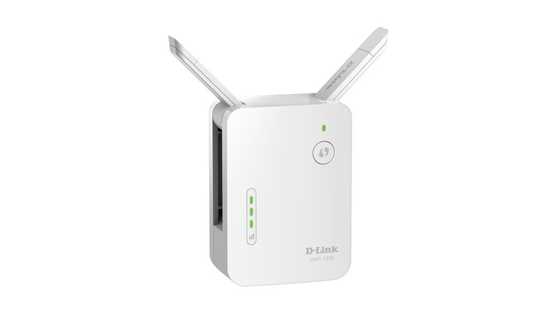 D-Link N300 Wi-Fi Range Extender Белый
