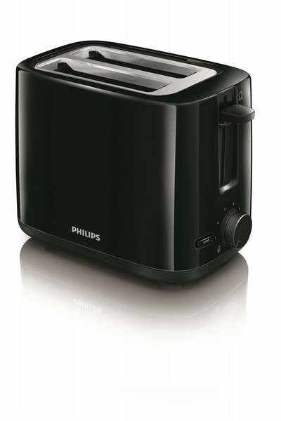 Philips Daily Collection HD2595/95 2slice(s) 800W Black toaster