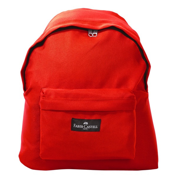 Faber-Castell Zaino College School backpack Polyester Red