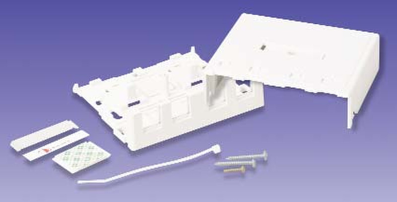 Siemon MX-SM4-02 RJ-45 White outlet box