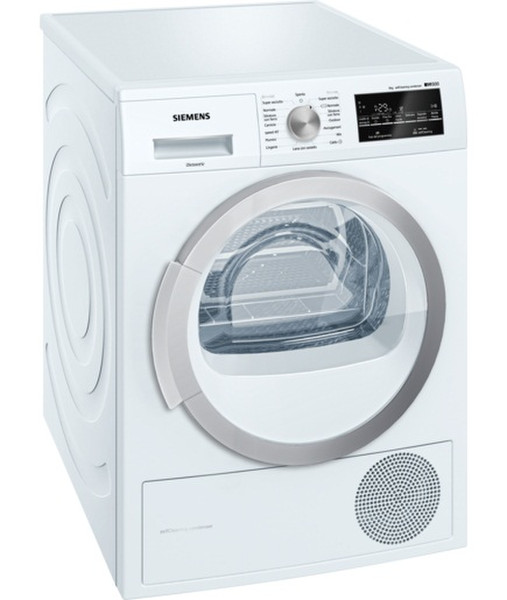 Siemens WT47W468IT Freistehend Frontlader 8kg A++ Weiß Wäschetrockner