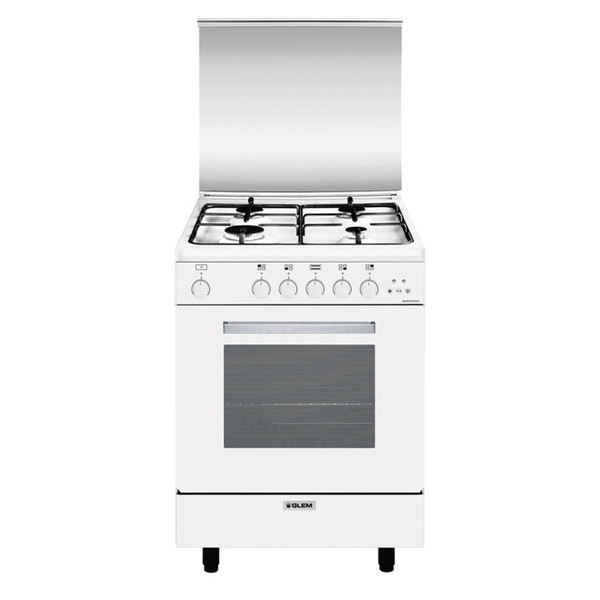 Glem A664VX Freestanding Gas hob A White cooker