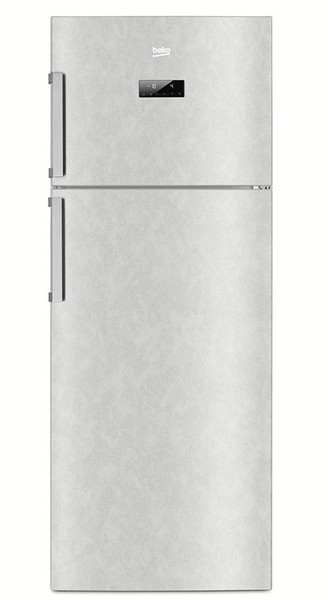 Beko RDNE455E31ZM freestanding 389L A++ Grey fridge-freezer