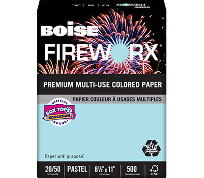 Boise Fireworx Letter (215.9×279.4 mm) Blue inkjet paper