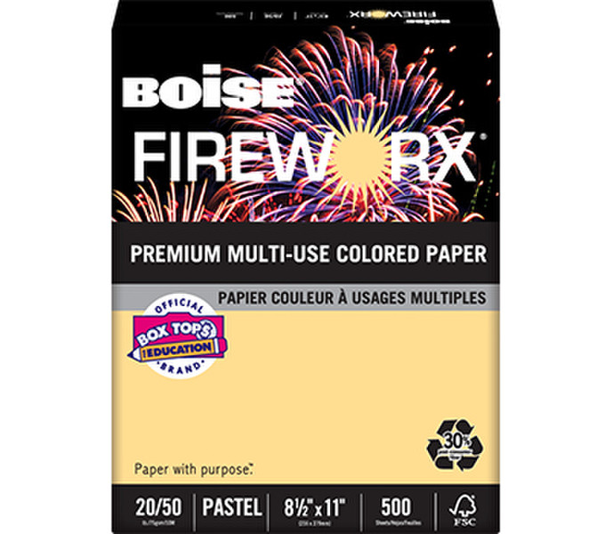 Boise Fireworx Letter (215.9×279.4 mm) Yellow inkjet paper