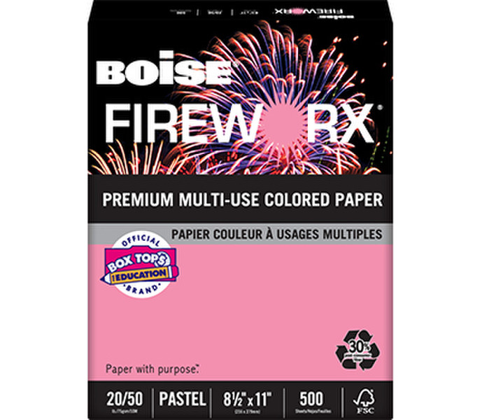 Boise Fireworx Letter (215.9×279.4 mm) Вишневый бумага для печати