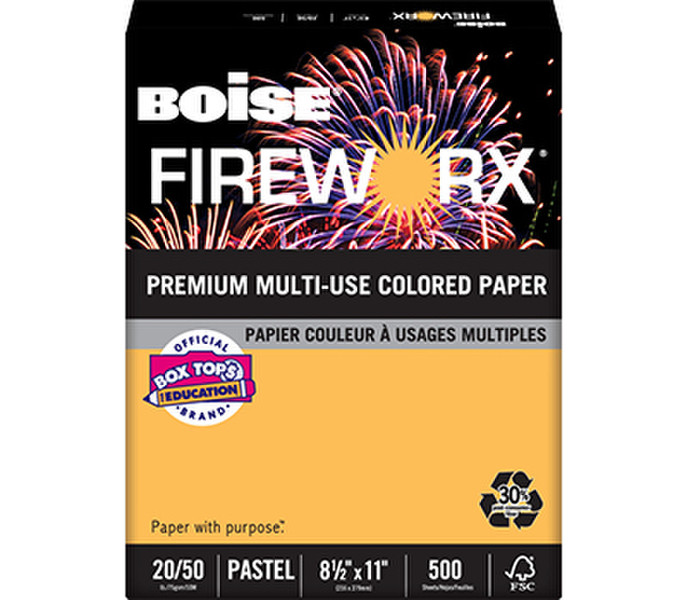 Boise Fireworx Letter (215.9×279.4 mm) Orange inkjet paper