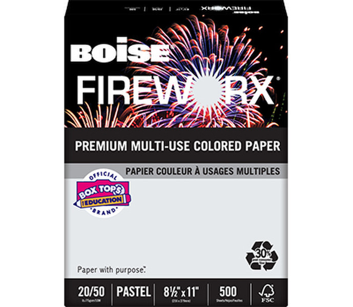 Boise Fireworx Letter (215.9×279.4 mm) Серый бумага для печати