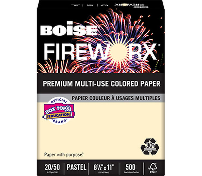 Boise Fireworx Letter (215.9×279.4 mm) Ivory inkjet paper