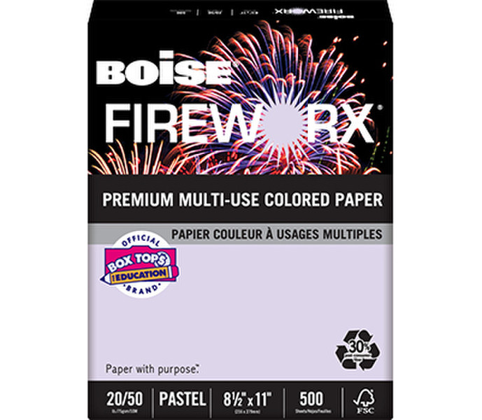 Boise Fireworx Letter (215.9×279.4 mm) Lavender inkjet paper