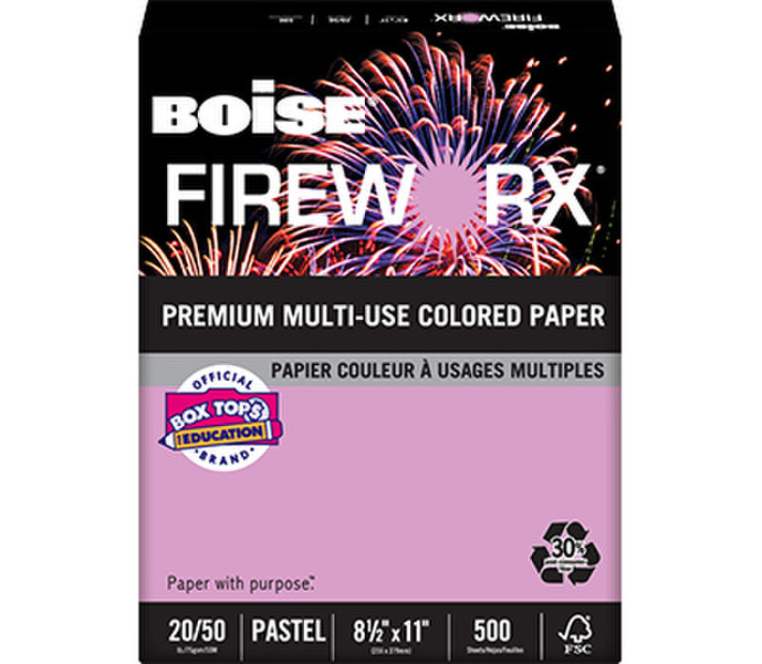Boise Fireworx Letter (215.9×279.4 mm) Lilac inkjet paper