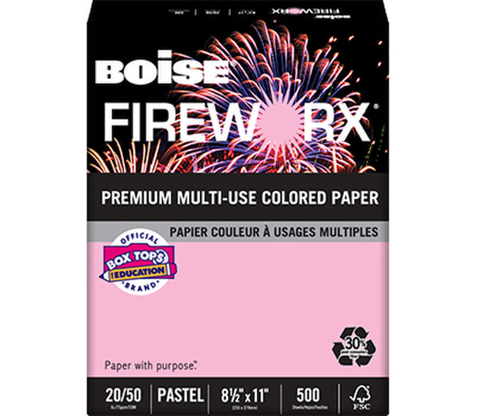 Boise Fireworx Letter (215.9×279.4 mm) Pink inkjet paper