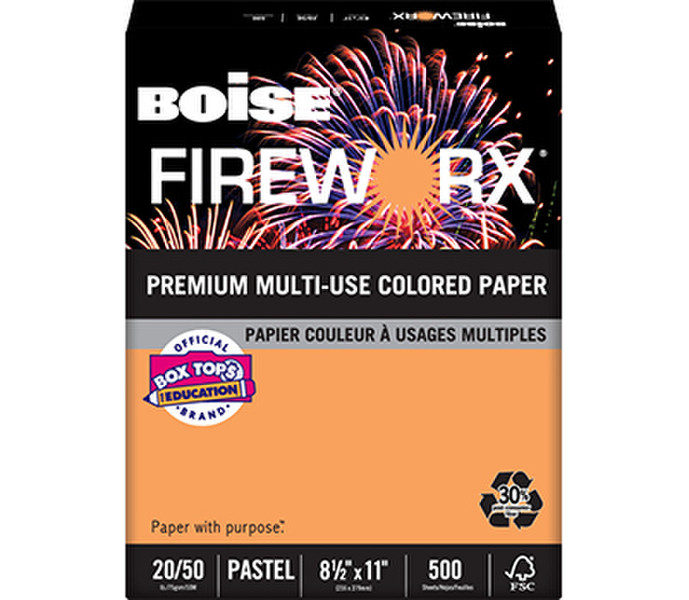 Boise Fireworx Letter (215.9×279.4 mm) Orange inkjet paper