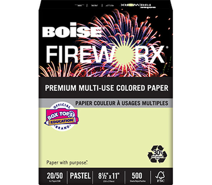 Boise Fireworx Letter (215.9×279.4 mm) Grün Druckerpapier