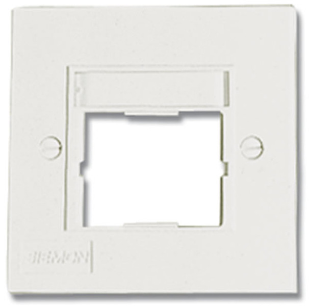Siemon CTE2-FP-02 White switch plate/outlet cover