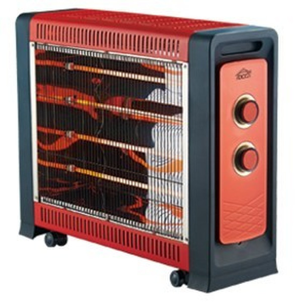 DCG Eltronic SA8430 Для помещений 2200Вт Черный, Красный Кварц электрический обогреватель