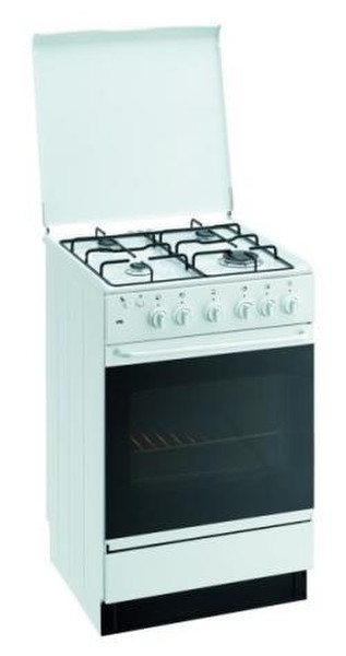 ETNA 1424W Freestanding Gas hob White cooker