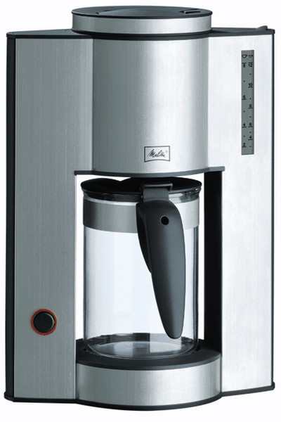Melitta Linea Unica freestanding Drip coffee maker 1L 8-12cups Stainless steel