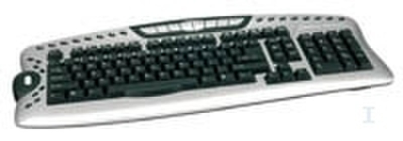 Sweex Keyboard Office-line SW33 Silver Belgian USB+PS/2 Silber Tastatur