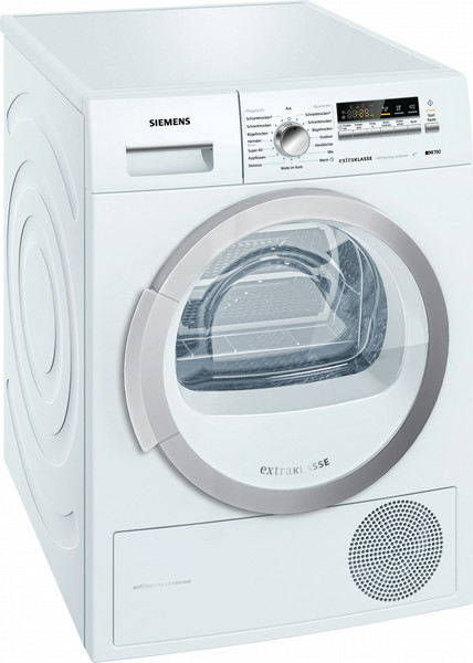 Siemens WT46W281 Встроенный Фронтальная загрузка 8кг A++ Белый сушилка для белья