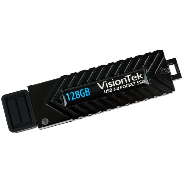 VisionTek 128GB USB 3.0 SSD Black USB flash drive