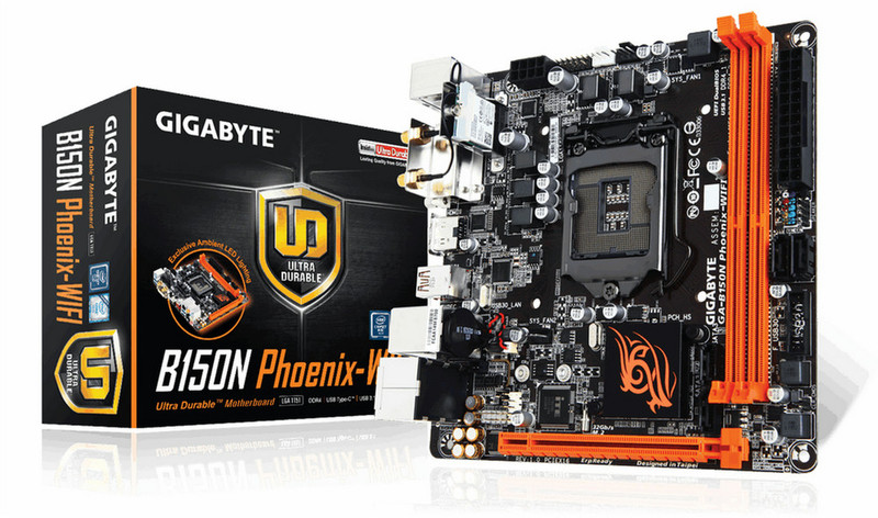 Gigabyte GA-B150N Phoenix-WIFI Intel® B150 Express Chipset Mini ITX