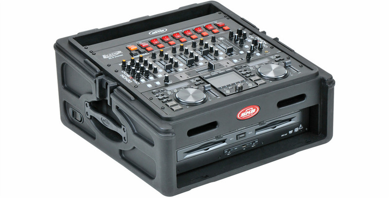 SKB 1SKB-R102 DJ микшер Футляр Полиэтилен, Прорезиненный, Стальной Черный сумка для аудиоаппаратуры