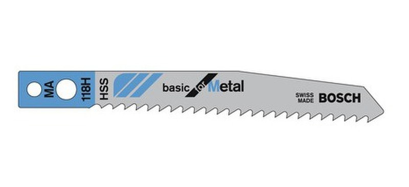 Bosch 2608631782 Jigsaw blade Hochgeschwindigkeitsstahl (HSS) 5Stück(e) Sägeblatt für Stichsägen, Laubsägen & elektrische Sägen