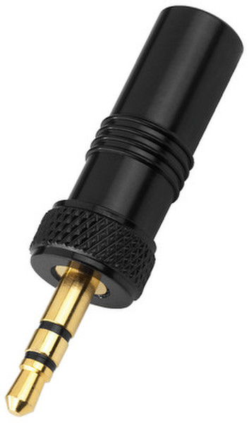 Monacor PG-323PG 3.5 mm plug Black wire connector