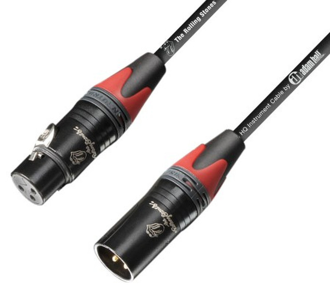 adam hall 15m XLR 15m XLR (3-pin) XLR (3-pin) Schwarz, Rot