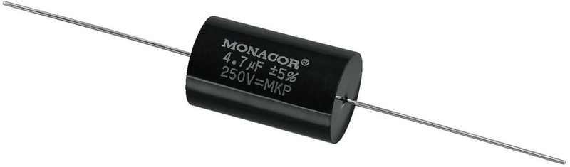 Monacor MKPA-47 Цилиндрический Черный capacitor