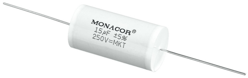 Monacor MKTA-150 Cylindrical White capacitor