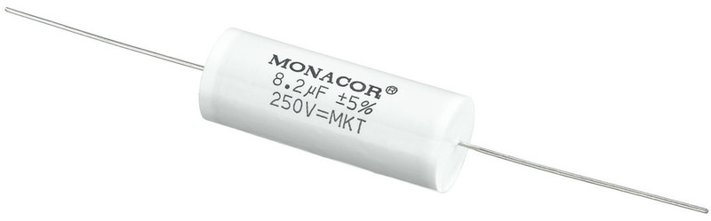 Monacor MKTA-82 Цилиндрический Белый capacitor