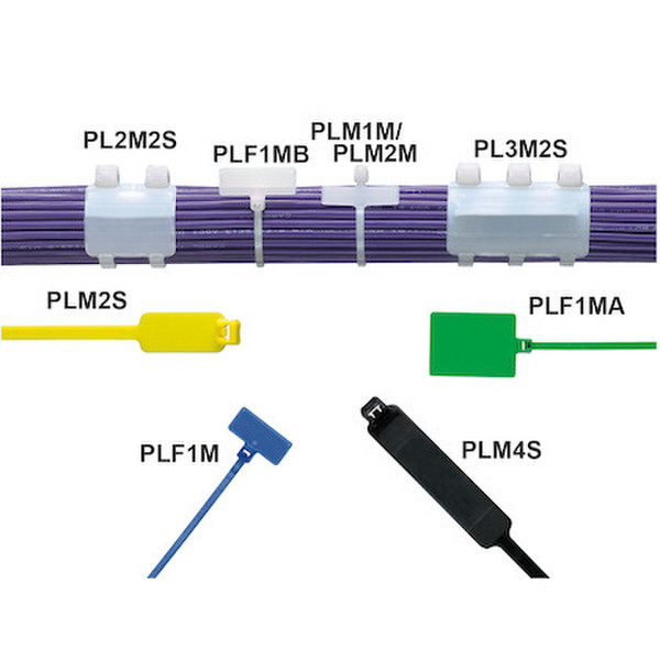 Panduit PL3M2S-D0 Нейлон Черный 500шт стяжка для кабелей