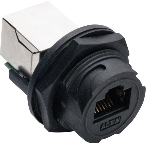 Amphenol 2611-0401-01 RJ-45 Black wire connector
