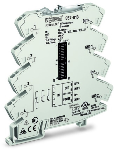 Wago 857-818 Grey electrical relay