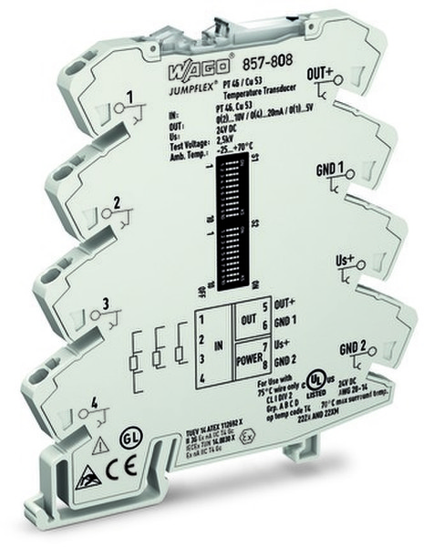 Wago 857-808 Grey electrical relay