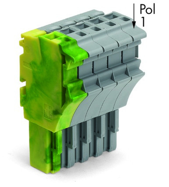 Wago 2022-105/000-037 5P Mehrfarben Elektrischer Anschlussblock