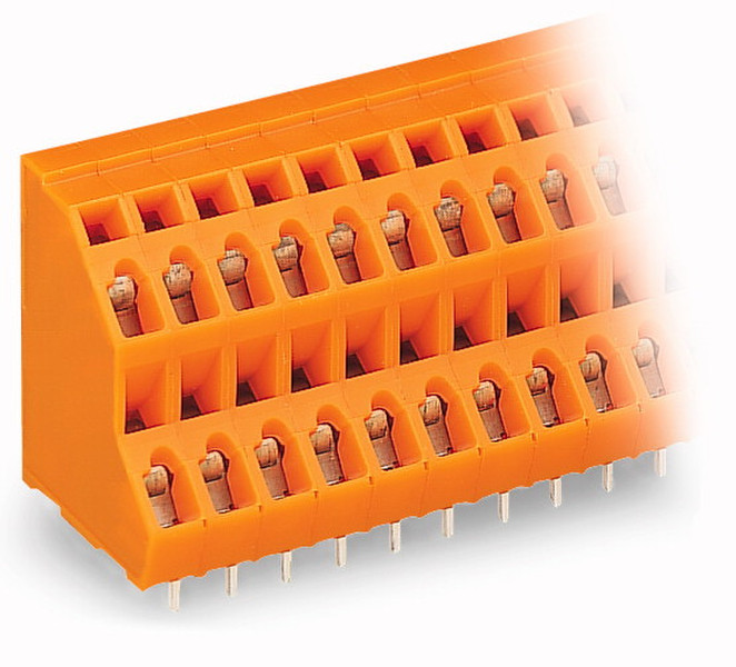 Wago 736-304 4P Orange Elektrischer Anschlussblock