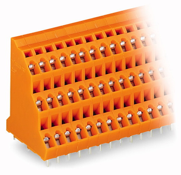 Wago 737-302 2P Orange Elektrischer Anschlussblock