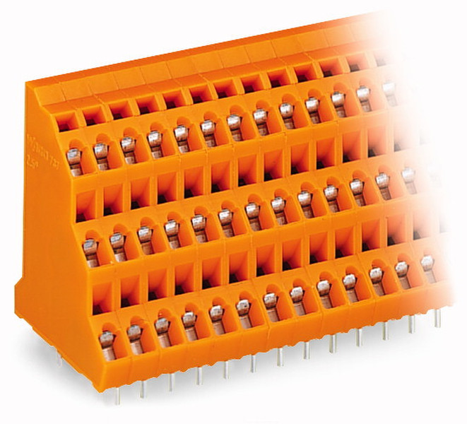 Wago 737-412 12P Orange Elektrischer Anschlussblock