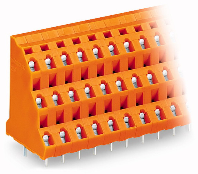 Wago 737-652 2P Orange Elektrischer Anschlussblock