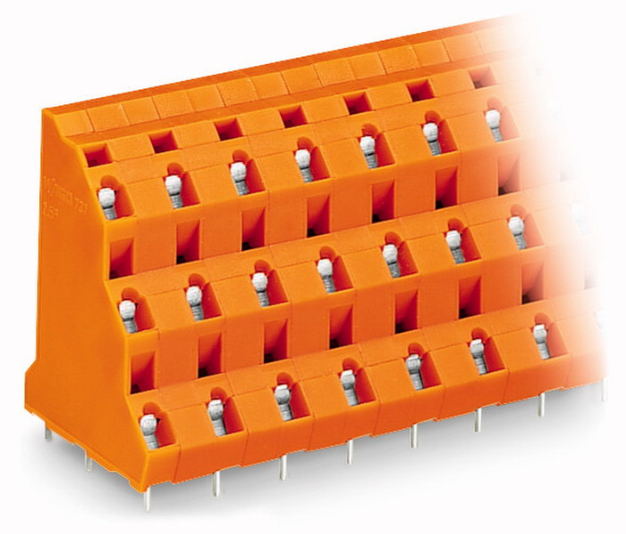 Wago 737-803 3P Orange Elektrischer Anschlussblock