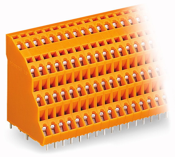 Wago 738-402 2P Orange Elektrischer Anschlussblock